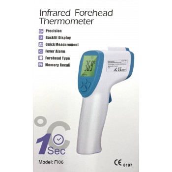 10 termometri a infrarossi frontali che misurano la febbre a distanza e in  un batter d'occhio