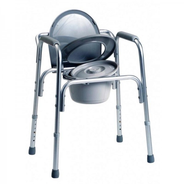 Sedia comoda WC 3 in 1 per anziani e disabili Wimed